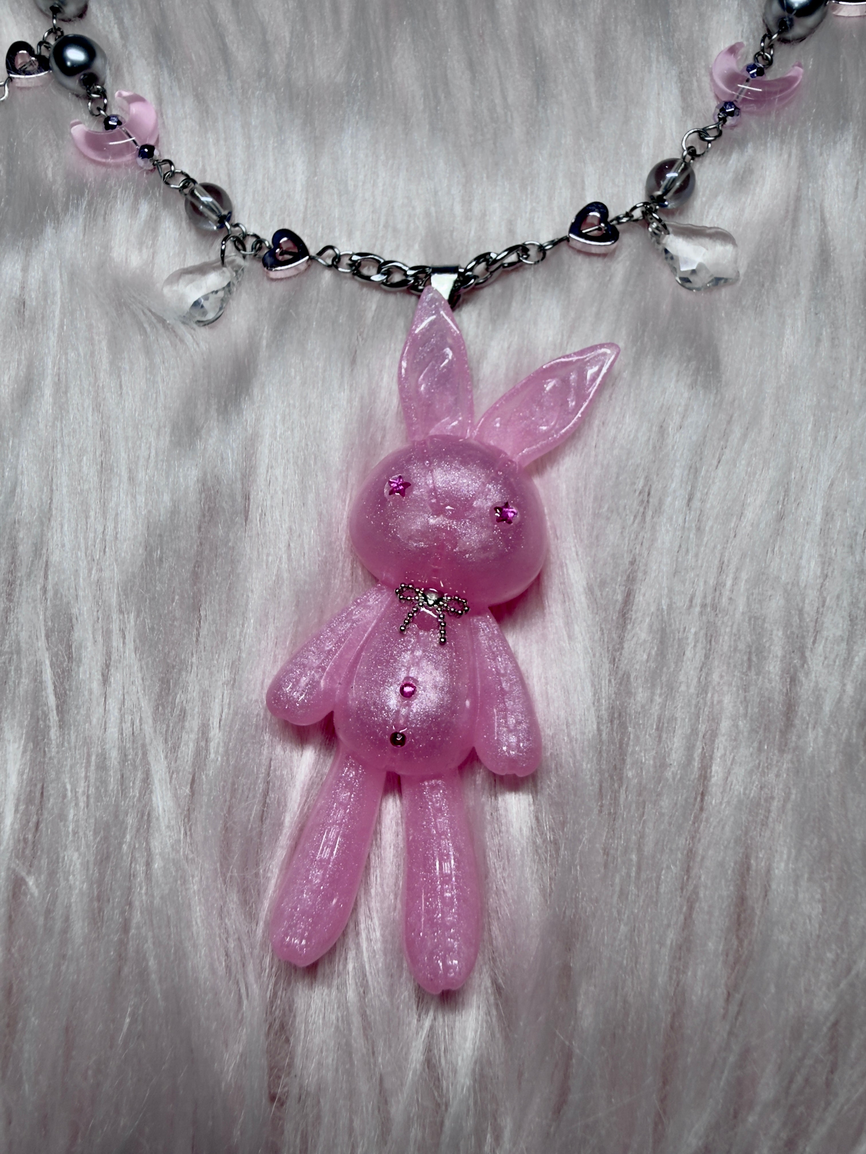 HEARTS ♡ bunny necklace