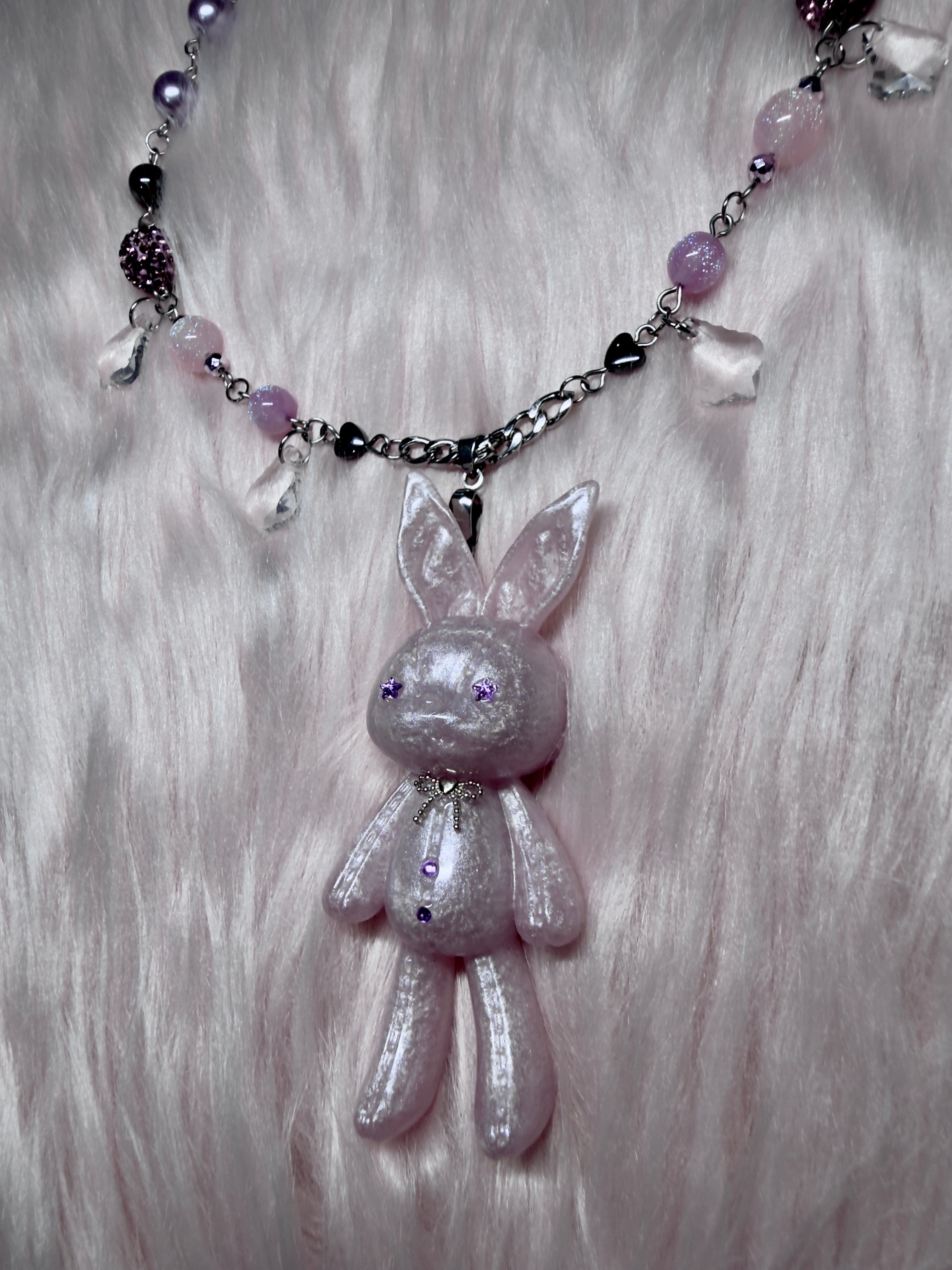 BRUTALIST ♡ bunny necklace