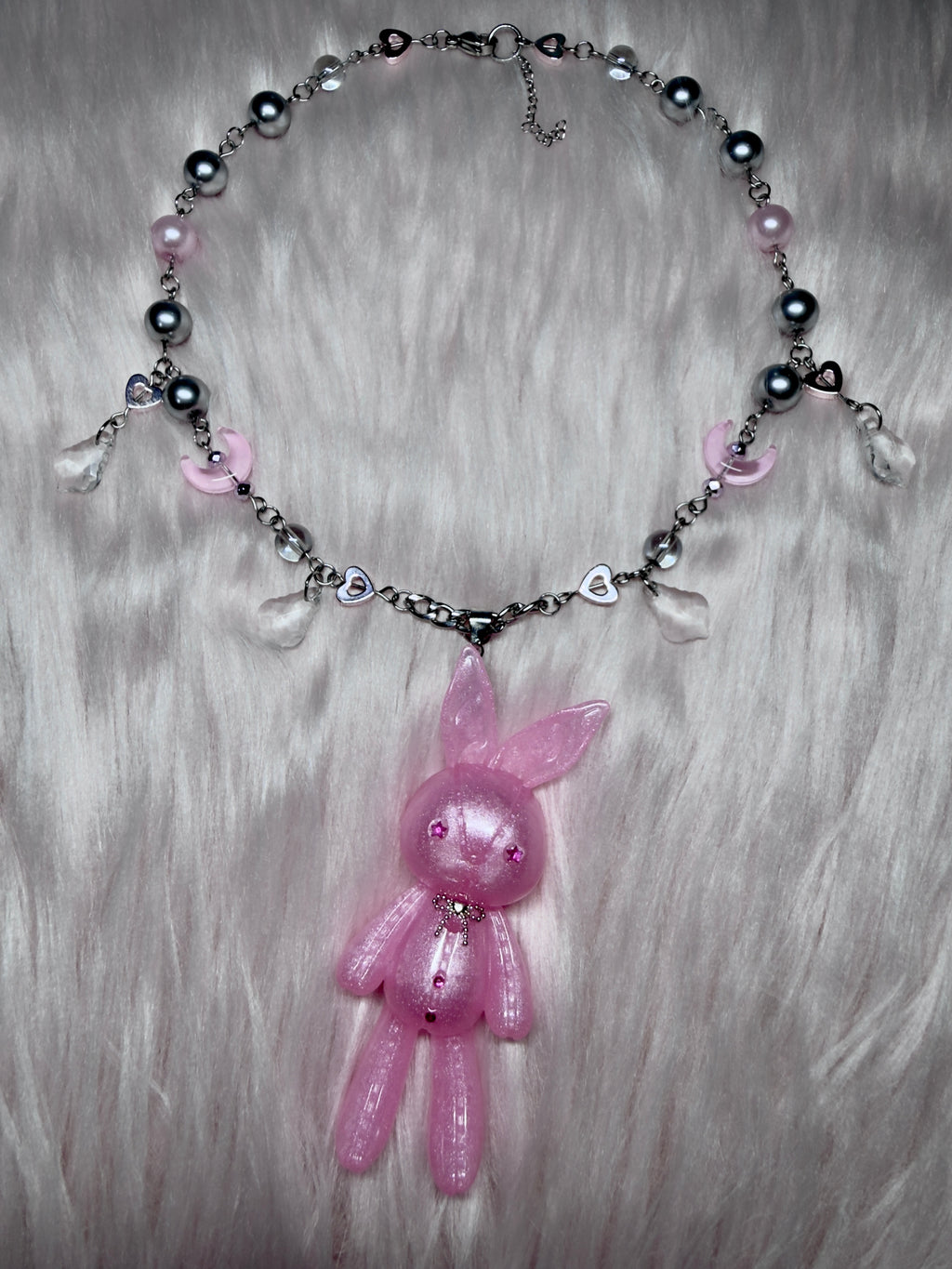 HEARTS ♡ bunny necklace