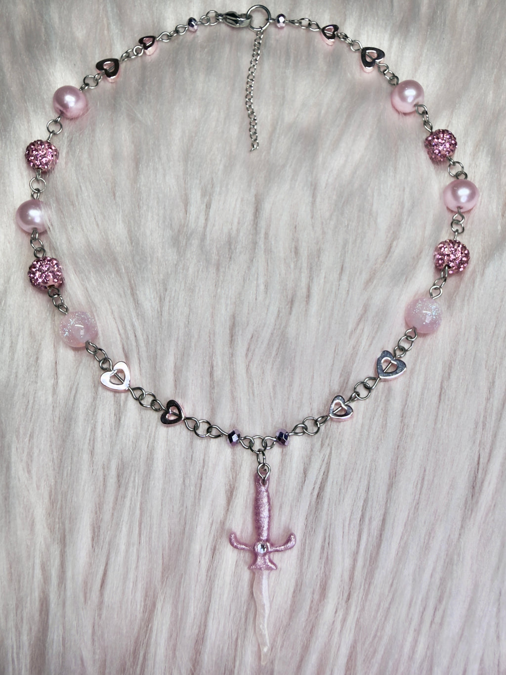 PINK LEGEND ♡ dagger necklace