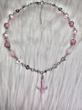 PINK LEGEND ♡ dagger necklace