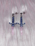 BATTLE OF THE LARYNX ♡ dagger earrings
