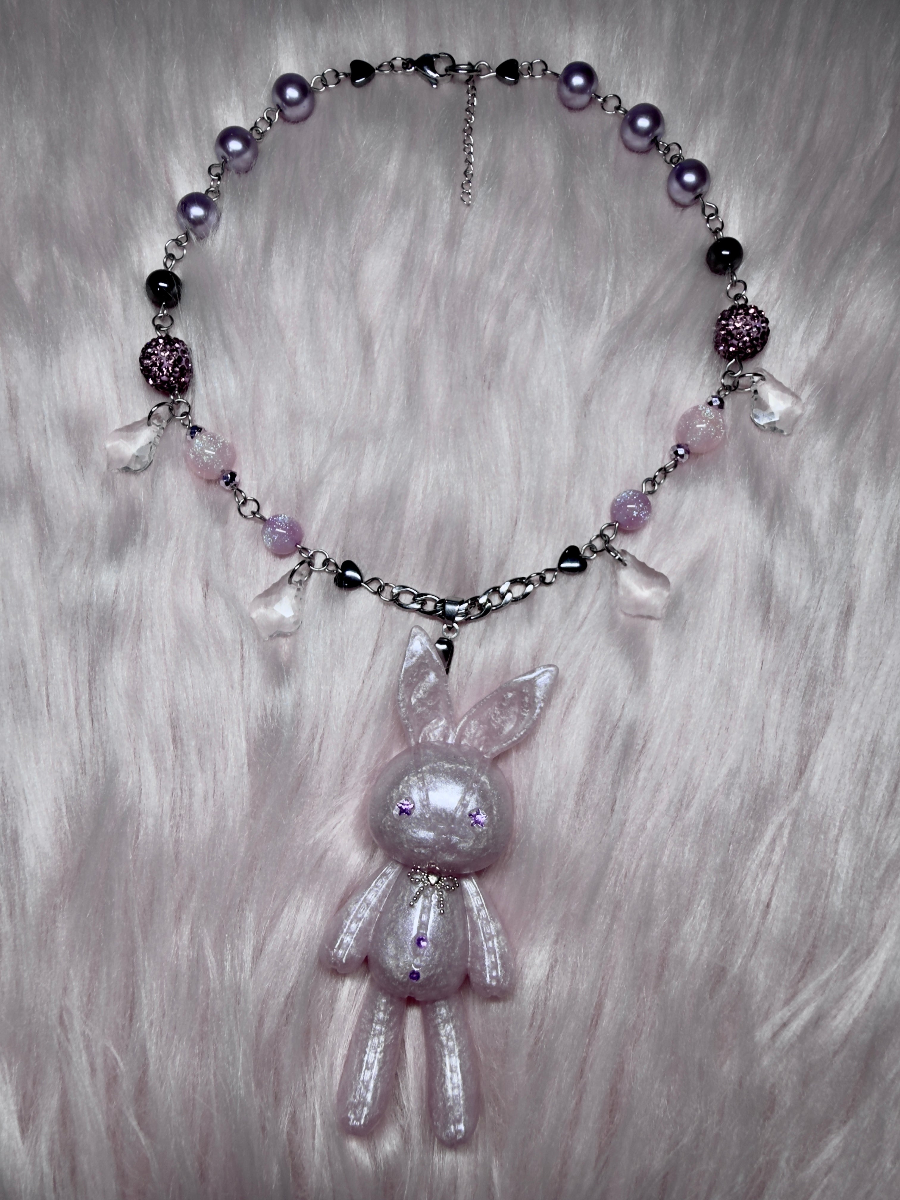 BRUTALIST ♡ bunny necklace