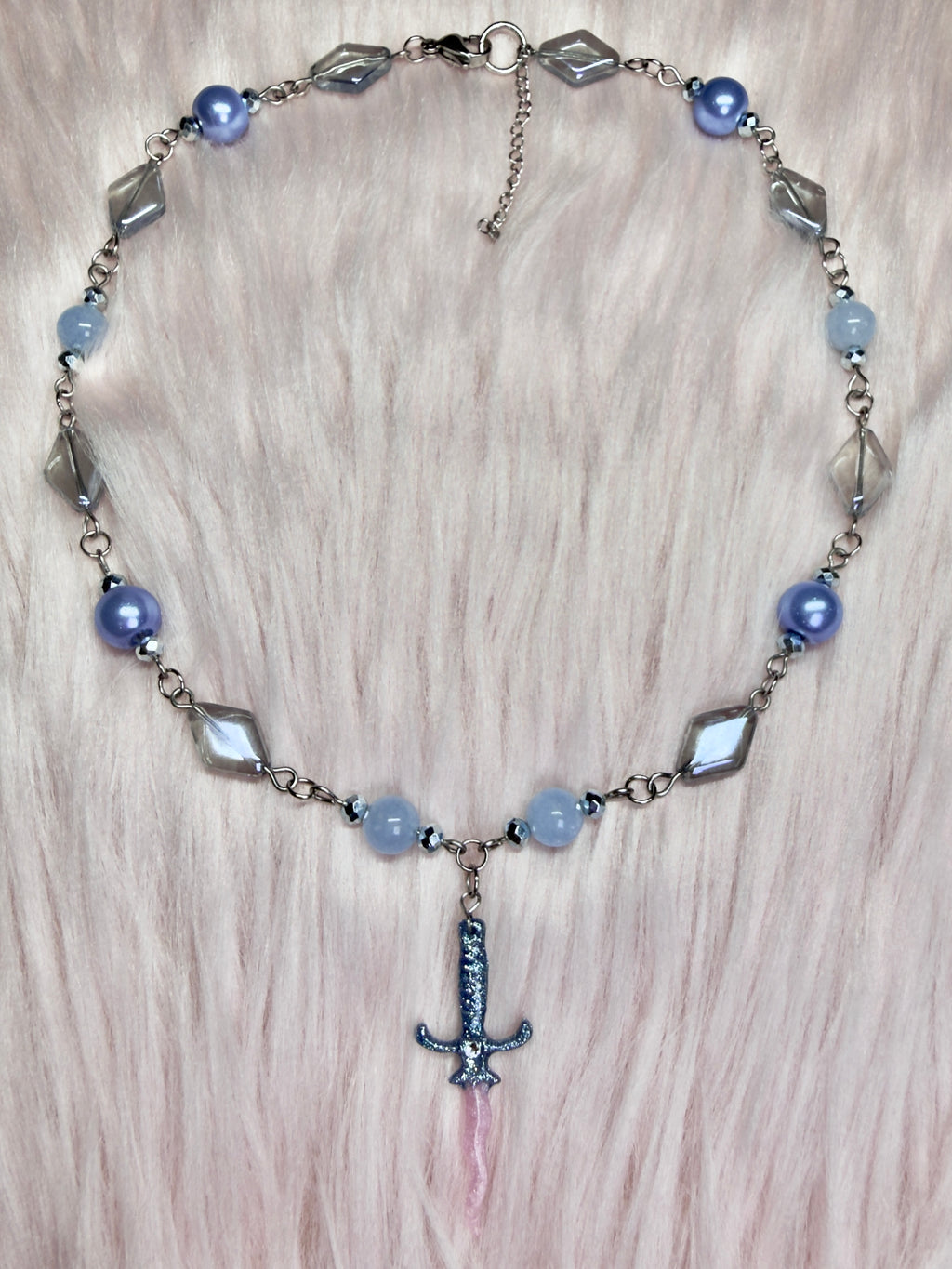 BATTLE OF THE LARYNX ♡ dagger necklace