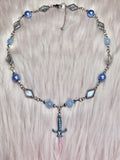 BATTLE OF THE LARYNX ♡ dagger necklace