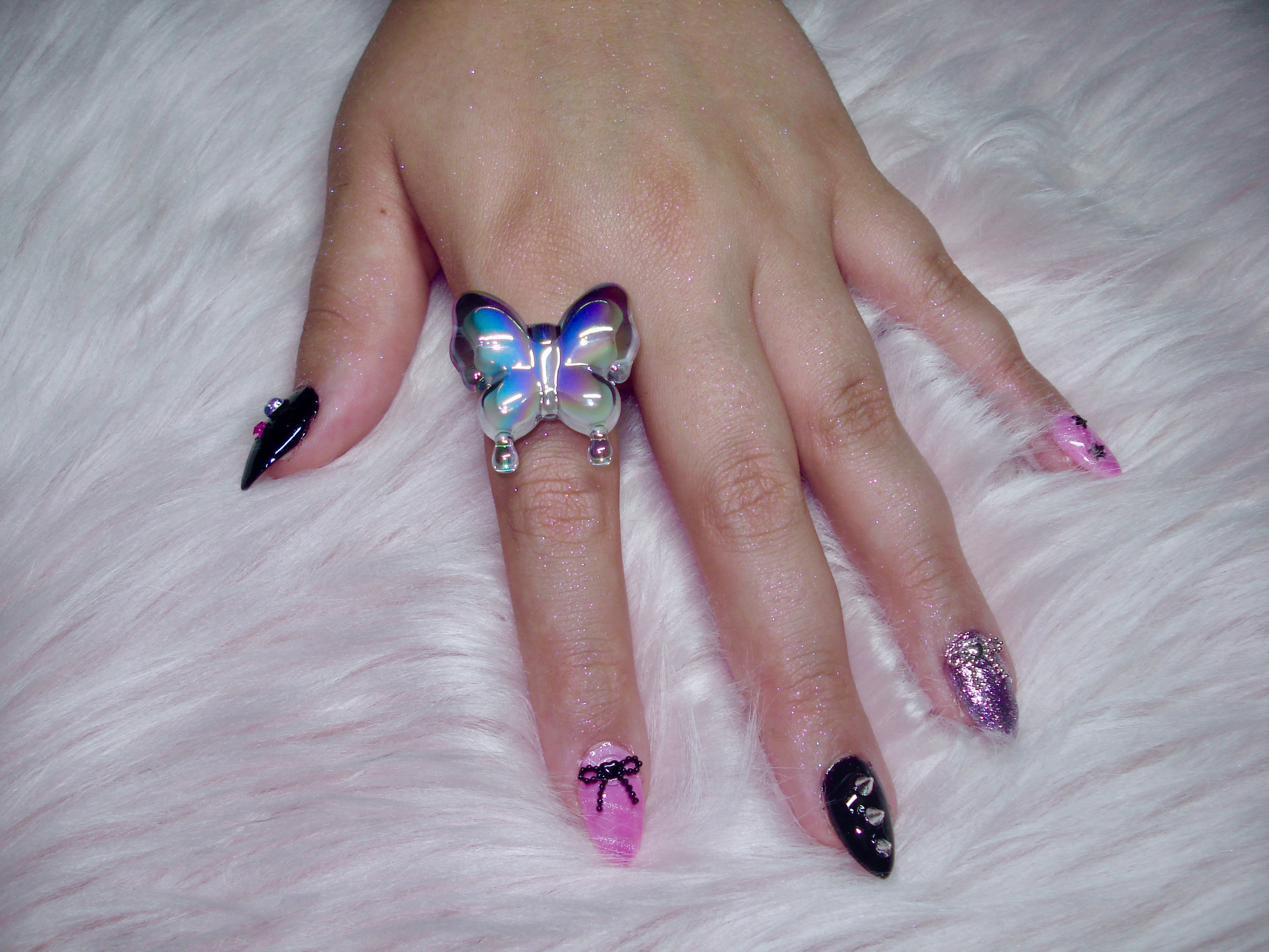 80’s ♡ butterfly ring