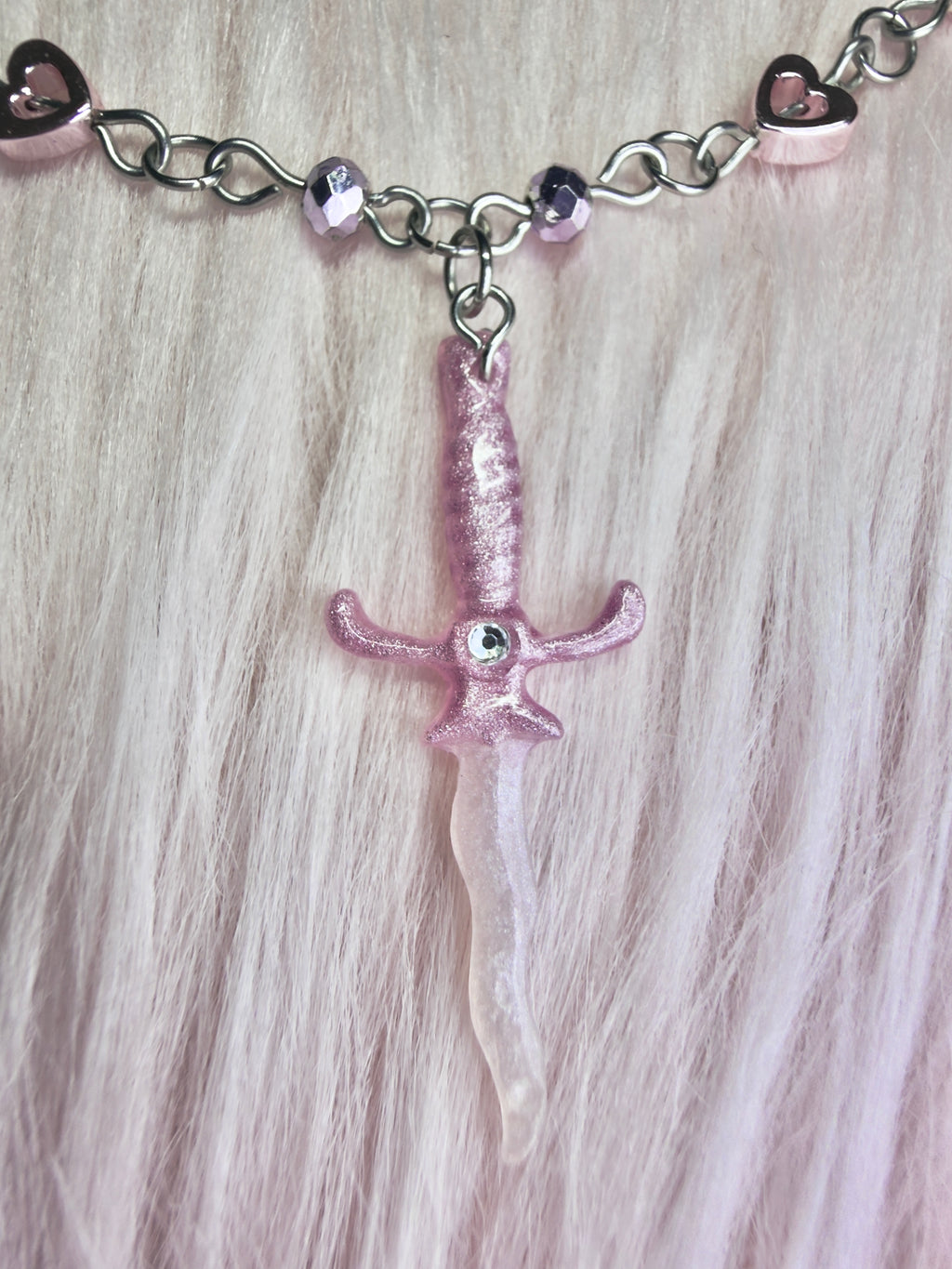 PINK LEGEND ♡ dagger necklace
