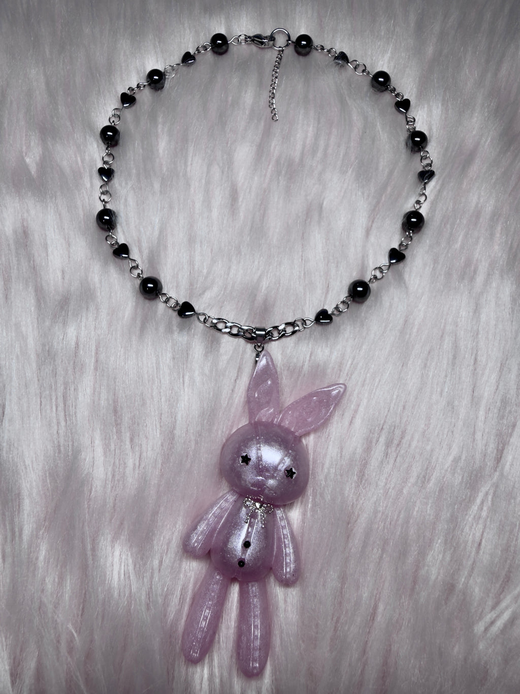 NOIR ♡ bunny necklace