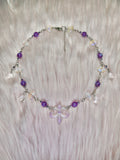 SCARIS ♡ french flower necklace