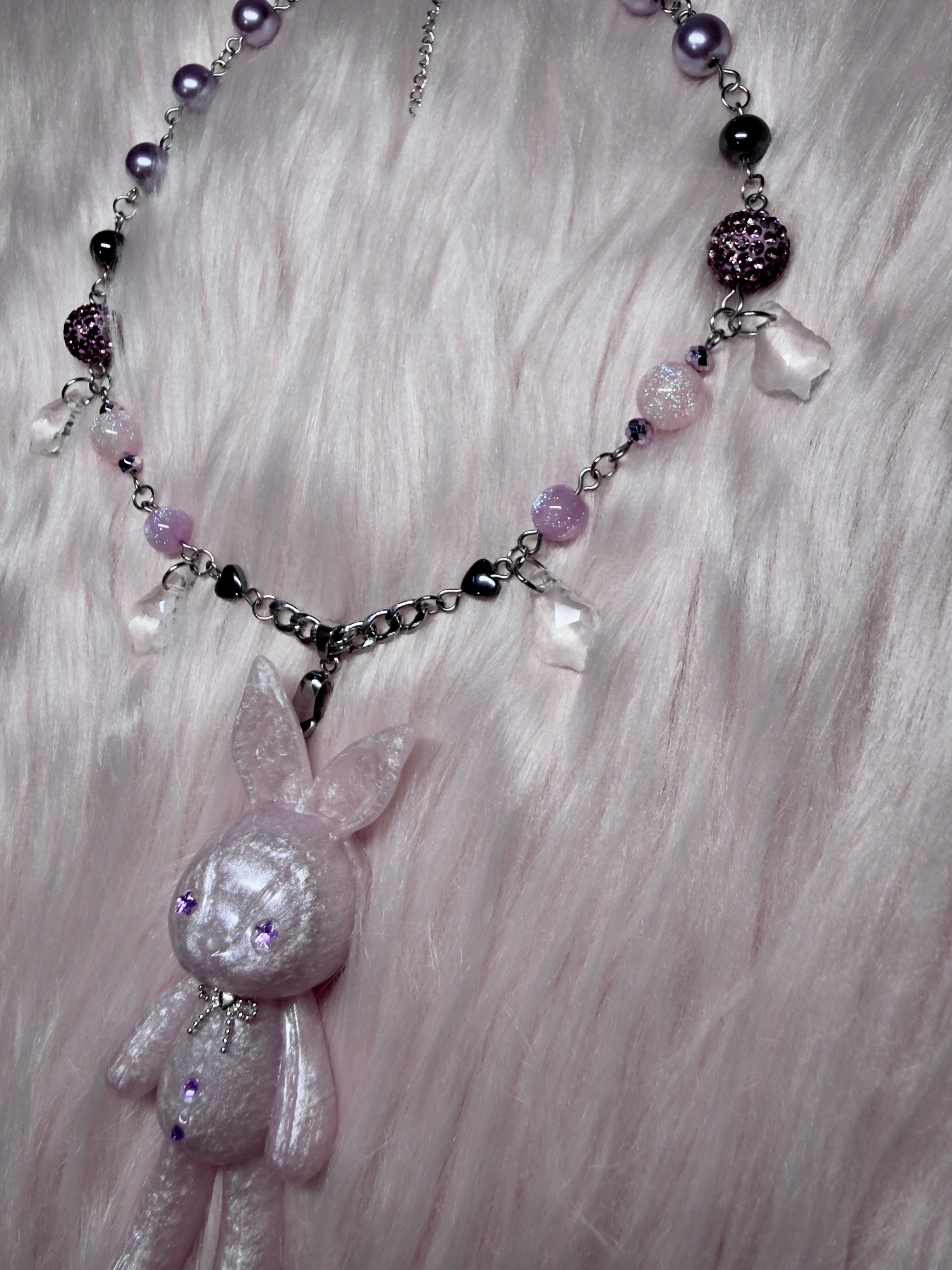 BRUTALIST ♡ bunny necklace