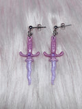 BRAIN & HEART ♡ dagger earrings