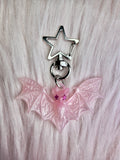 GLITTERY FANGS ♡ bat charm