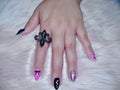 NOIR GOYLE ♡ french flower ring