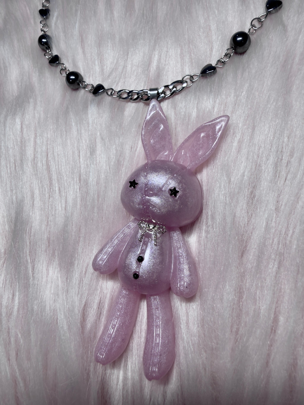 NOIR ♡ bunny necklace