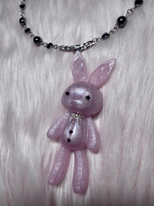 NOIR ♡ bunny necklace