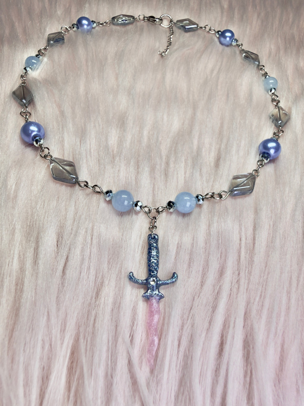 BATTLE OF THE LARYNX ♡ dagger necklace