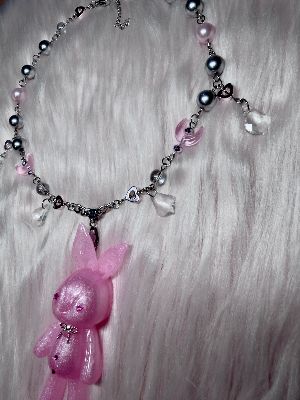 HEARTS ♡ bunny necklace